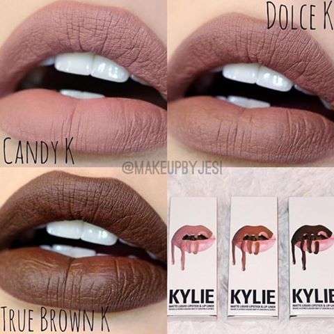 28 Colors In Stock Kylie Jenner Liquid Lipstick Lipgloss Matte Lip liner Combo Kit