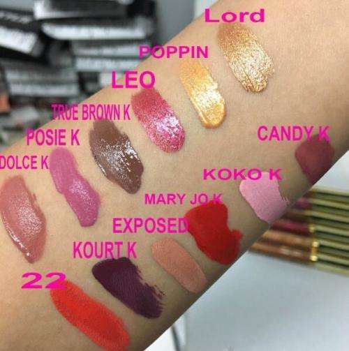 28 Colors In Stock Kylie Jenner Liquid Lipstick Lipgloss Matte Lip liner Combo Kit