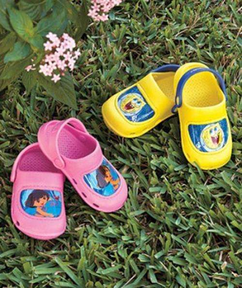 Dora & SpongeBoB Licensed Clogs / You Are Bidding On TWO PAIR