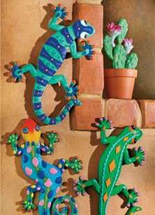 Gecko Wall Art / Assorted - See details