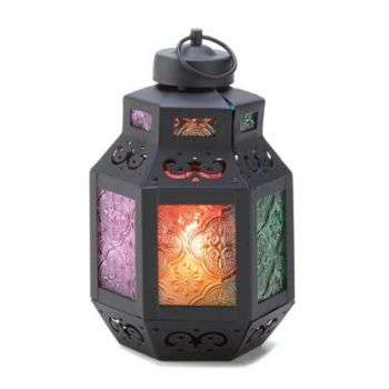Moroccan Marketplace Rainbow Candle Lantern