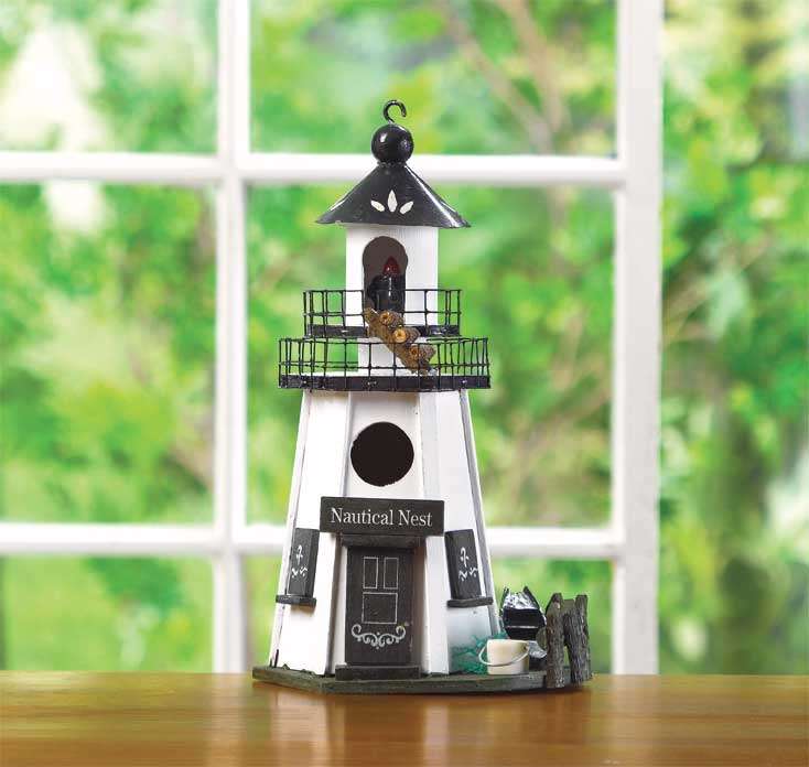 ** Read B4 Bidding ** Lighthouse Birdhouse
