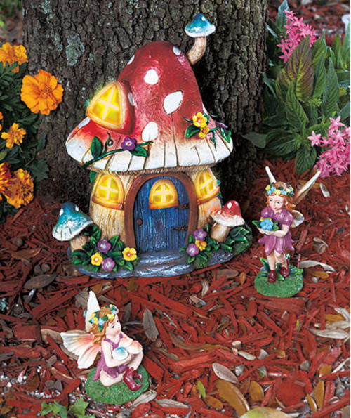 ** READ BEFORE BIDDING ** 3-Piece Fairy House Collection