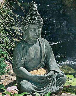 ** READ BEFORE BIDDING ** Buddha Birdfeeder