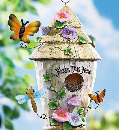 ** READ BEFORE BIDDING ** Bless This Home Birdhouse Feeder
