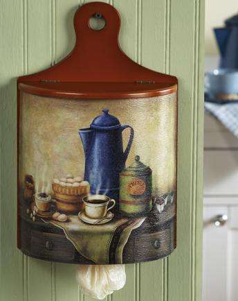 ** READ BEFORE BIDDING ** Plastic Bag Holder / Coffee, Vineyard, Southwest, Rooster, Floral