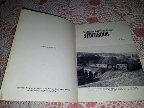 Keighley and Worth Valley Railway STOCKBOOK   JA Cox