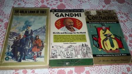 The Dalai Lama of Tibet ,The Sayings of Confucius ,Gandhi