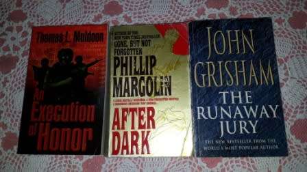 bundle of 3 : The Runaway Jury ,An Execution of Honour , After Dark