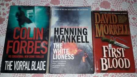 bundle of 3 : First Blood  ;The Vorpal Blade  ; The White Lioness