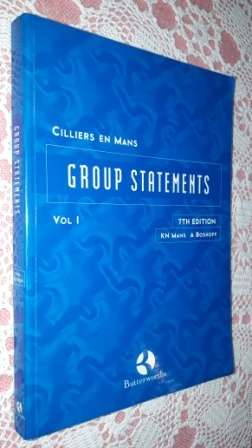 Cilliers and Mans Group Statements Vol 1  KN Mans and A Boshoff