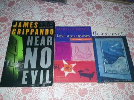 Love and Houses/Hauntings /Hear no Evil . Bundle of 3 books