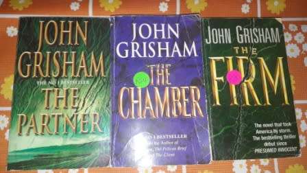 3 John Grishams : The Partner ,The Chamber ,The Firm