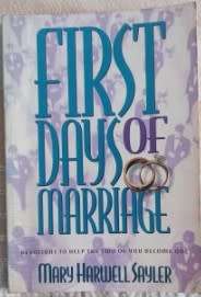First Days of Marriage  M H Sayler