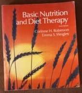 Basic Nutrition and Diet Therapy  CH Robinson and ES Weigley