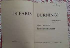 Is Paris Burning ? Collins & LaPierre
