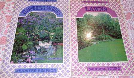 Flowering Shrubs & Lawns, 2 Delos Gardening Guide books