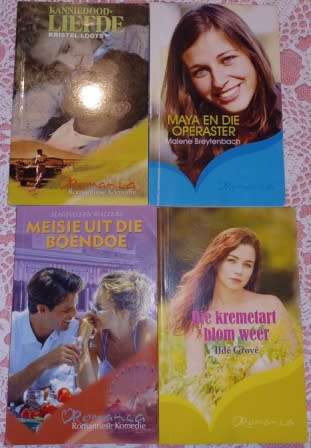 Meisie uit die Boendoe , Maya en die Operaster , Die Kremetart Blom weer , Kanniedood Liefde