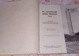 XV Olympische Spiele Helsinki 1952