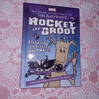 Rocket and Groot Stranded on Planet Strip Mall  Tom Angleberger