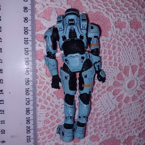 HALO 3 - Cyan Spartan Mongoose Driver Soldier - Action Figure