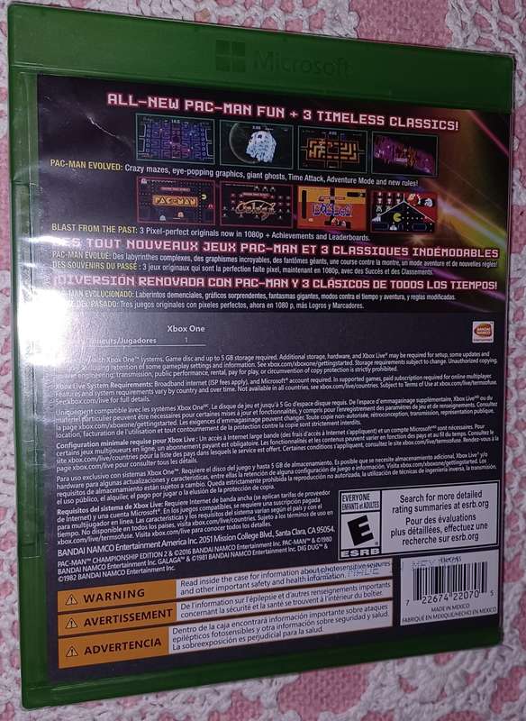 Xbox One - Pac-Man Championship Edition + Arcade Game Series 2 Game