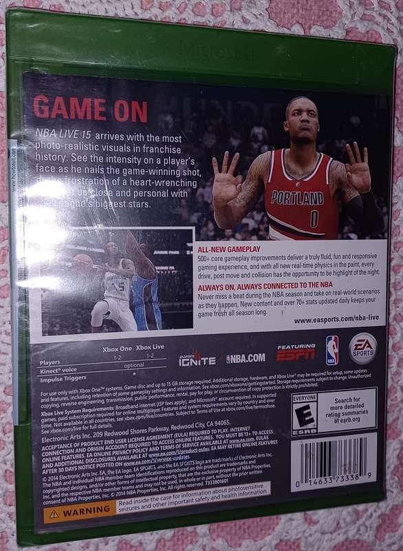 Xbox One - NBA Live 15 - Game