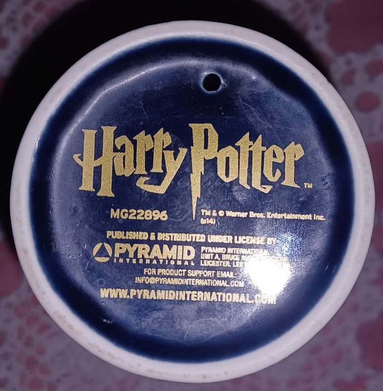 Harry Potter MG22896 `Hogwarts Crest` Ceramic Travel Mug, 12 oz/340 ml