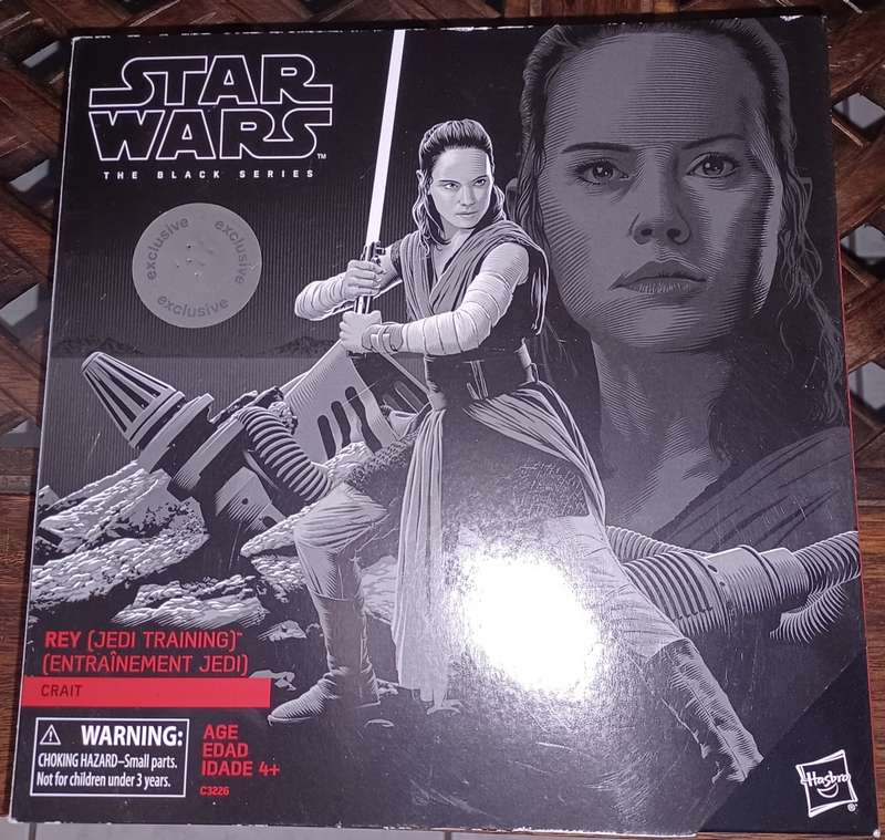 Star Wars Black Series Rey Jedi Training 6` Figure Hasbro Deluxe 2017 New Sealed