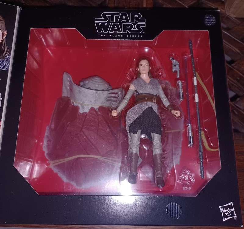 Star Wars Black Series Rey Jedi Training 6` Figure Hasbro Deluxe 2017 New Sealed