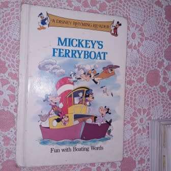3 Minnie Mouse Books +Mickey`s Ferryboat
