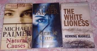 The White Lioness H Mankell & 2 M Palmers Natural Causes & Miracle Cure