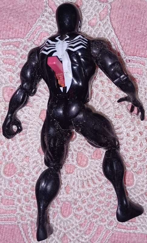 VENOM ACTION FIGURE MADE BY TOYBIZ MARVEL 1992  - FLICKING Tongue