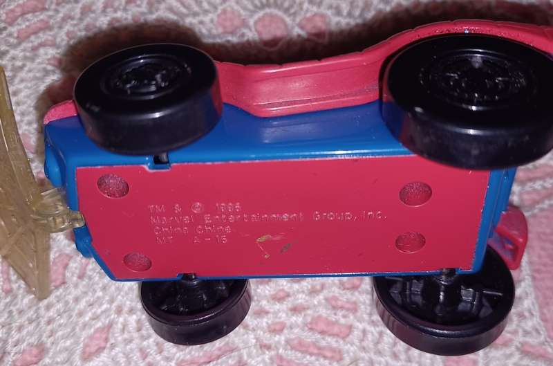 1996 McDonalds Happy Meal Spiderman Vehicle Web Car Marvel Super Heroes