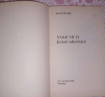 Vuur vir n koue skemer Rene Bergh