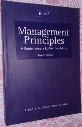 Management Principles - PJ Smit/GJ Cronje/T Brevis/ MJ Vrba
