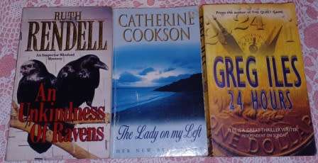 An Unkindness of Ravens R Rendell/The Lady on my Left C Cookson/24 Hours G Iles
