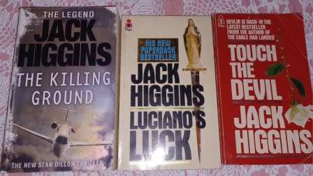 The Killing Ground , Luciano`s Luck,  Touch the Devil  Jack Higgins