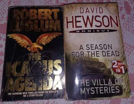 The Icarus Agenda R Ludlum /A Season for the Dead & The Villa of Mysteries D Hewson