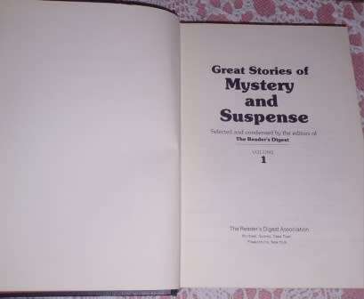 Great Stories of Mystery and Suspense  Readers Digest