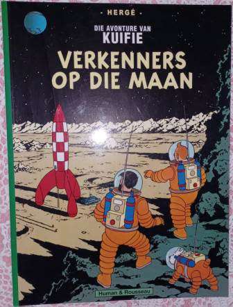 Verkenners op die Maan  Die avonture van Tintin   Herge