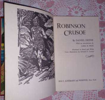 Robinson Crusoe  Daniel Defoe