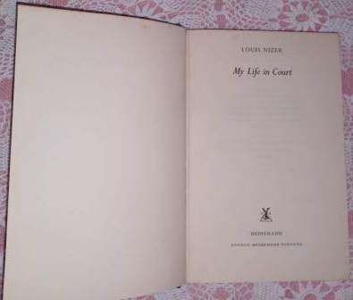 My Life in Court Louis Nizer