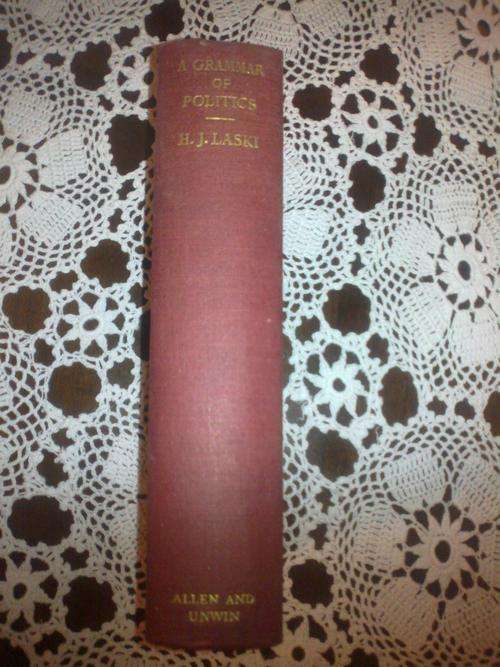 A Grammar of Politics by HJ Laski