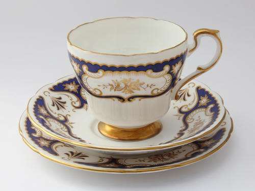 Paragon Venice fine bone china tea trio