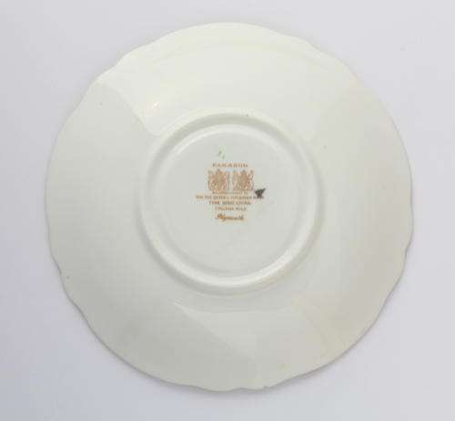 Paragon Plymouth fine bone china tea trio - Markings