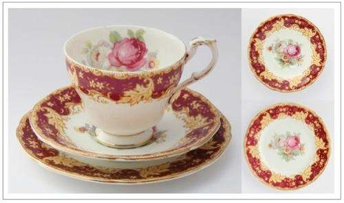 Paragon fine bone china tea trio