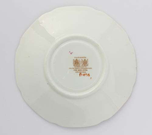 Paragon fine bone china tea trio - Markings
