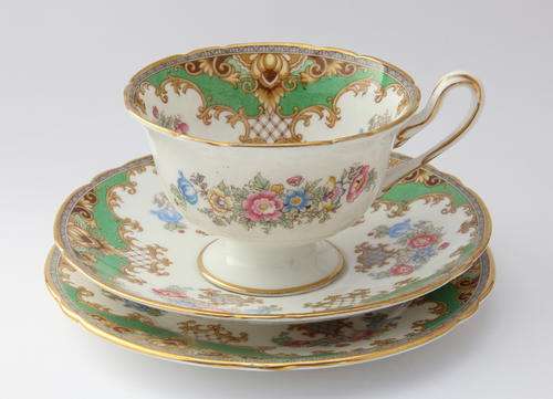 Shelley Sheraton fine bone china tea trio