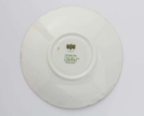 Shelley Sheraton fine bone china tea trio - Marking